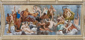 Olympus Tanrılarının Buluşması by Carlo Santner