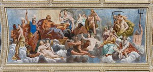 Olympus Tanrılarının Buluşması by Carlo Santner