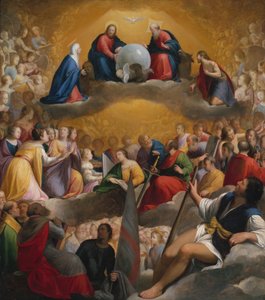 Cennet, c.1598 (bakır üzerine yağlı boya) by Carlo Saraceni