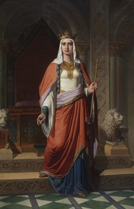 Leon ve Kastilya Kraliçesi Urraca, 1857 by Carlos Múgica y Pérez
