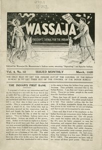 Wassaja, Cilt Sayısı. 4, Sayı 12 by Carlos Montezuma