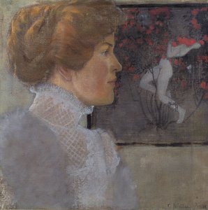 bir bayanın portresi by Carola Nahowska