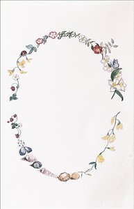 Jane Austen Garland, 2008 (kağıt üzerinde tuvalet ve kalem) by Caroline Hervey Bathurst