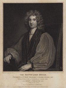 John Hough, İngiliz piskoposu ve Oxford