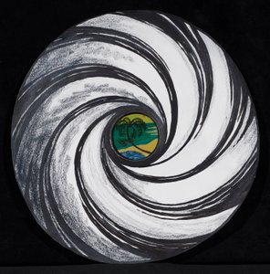 Lense Swirl with Palm Tree, 2005  by Carolyn Hubbard Ford