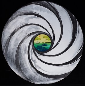 Lense Swirl with Sea and Clouds, 2005 