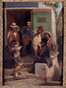 Savaştan haberler (tuval üzerine yağlı boya by Casimiro Teja