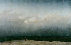 Deniz kenarındaki keşiş. 1808-1810 by Caspar David Friedrich