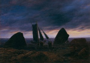 Baltık Denizi Kıyısında Balıkçı Teknesi, c. 1830 by Caspar David Friedrich