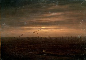 Balık Ağları, 18. yüzyıl sonu veya 19. yüzyıl by Caspar David Friedrich