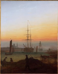 Greifswald limanı by Caspar David Friedrich