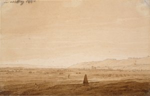 Dikilitaşlı Manzara, 1803 by Caspar David Friedrich