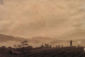 Sisli sabah by Caspar David Friedrich