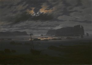 Ay Işığında Kuzey Denizi, c. 1823 by Caspar David Friedrich