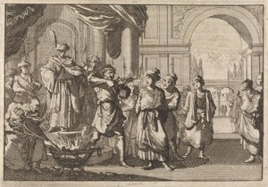 İran Şahı IV. Selim, kardeşini kızgın demirle kör ederken, 1694