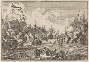 Solebay Savaşı, 1672 by Caspar Luyken