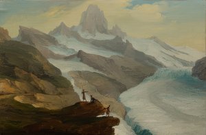 Aşağı Grindelwald Buzulu üzerinde Bänisegg