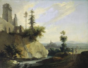 Bir Kale Harabesiyle Peyzaj Kompozisyonu, c.1774-77