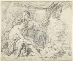 Bir Çobanı Defne Çelengi İle Taçlandıran Çoban by Casper Casteleyn (attributed to)