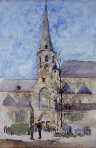 St. Jacques Pazar Günü Kilisesi, Ghent, Belçika, 1897. by Cass Gilbert
