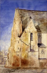 Eski Kilise, Tours, Fransa, 1880. by Cass Gilbert