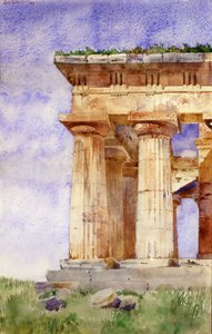Neptün Tapınağı, Paestum, 1898.