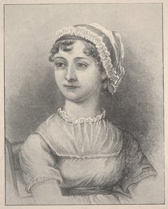 Jane Austen (gravür) by Cassandra (after) Austen