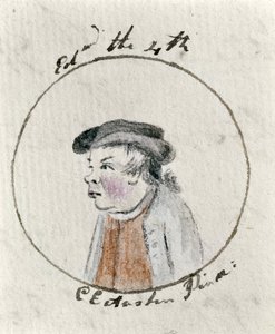 Edward IV, c.1790 (kağıt üzerinde kalem & mürekkep ve wc)
