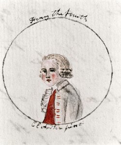 Henry IV, c.1790 (kağıt üzerinde kalem & mürekkep ve wc) by Cassandra Austen