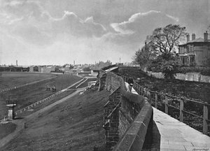 Duvar ve Roodee, Chester, c1896