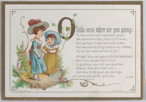 Valentine, 1877., 1877. by Catherine Greenaway