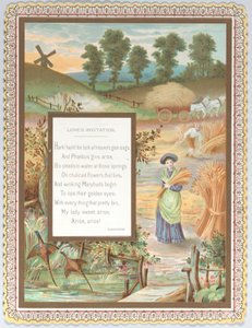 Sevgililer, yaklaşık 1875. by Catherine Greenaway