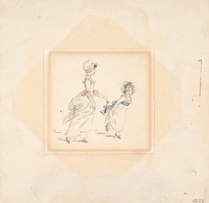 Kadın ve Çocuk, 1883. by Catherine Greenaway