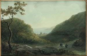 Penrhyn Kalesi, Bangor yakınlarında, Gwynedd, Kuzey Galler, 1820