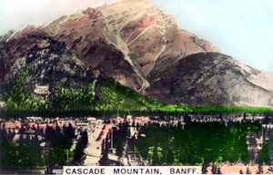 Cascade Dağı, Banff, Alberta, Kanada, c1920s.