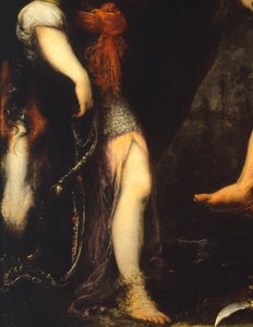 Çobanlar arasında Erminia, Cecco Bravo (1607-1661), Detay