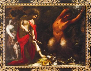 Apollo ve Marsyas, yaklaşık 1650, Cecco Bravo (1601-1661) olarak bilinen Francesco Montelatici, tuval üzerine yağlı boya.