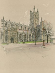 Gloucester Katedrali by Cecil Charles Windsor Aldin