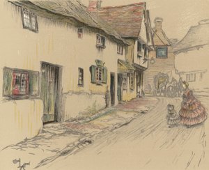 George Inn, Dorchester by Cecil Charles Windsor Aldin