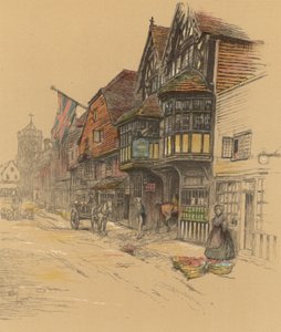 George Inn, Salisbury by Cecil Charles Windsor Aldin