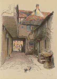 Kings Head, Malmesbury by Cecil Charles Windsor Aldin
