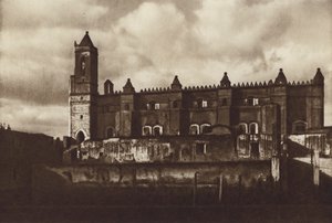 Meksika: Tepeapa, Ruina de Monasterio (s/b fotoğraf)