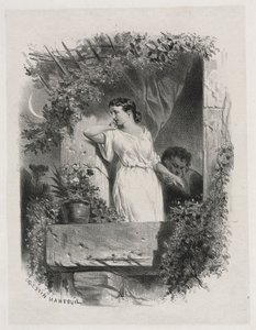 Balkonda, 1842. by Celestin Francois Nanteuil