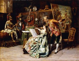 Sanatçının Stüdyosunda, 1872