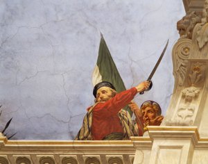 İtalya Alegorisinden detay, Cesare Mariani