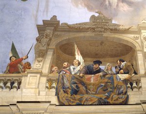 Ettore, Andrea Doria, F. Ferrucci, M. Colonna ve Doge Morosini (3433390 detayı) by Cesare Mariani
