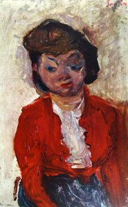İngiliz Kadın 1922, Chaïm Soutine (1893 – 1943). by Chaim Soutine