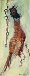 Asılı Sülün, c.1925-30 (tuval üzerine yağlı boya) by Chaim Soutine