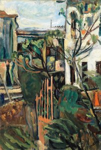 Paris yakınlarındaki ev Paris yakınlarındaki ev, 1918 by Chaim Soutine
