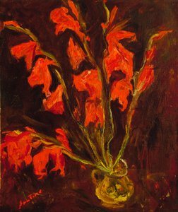 Kırmızı Gladioli, c.1919
